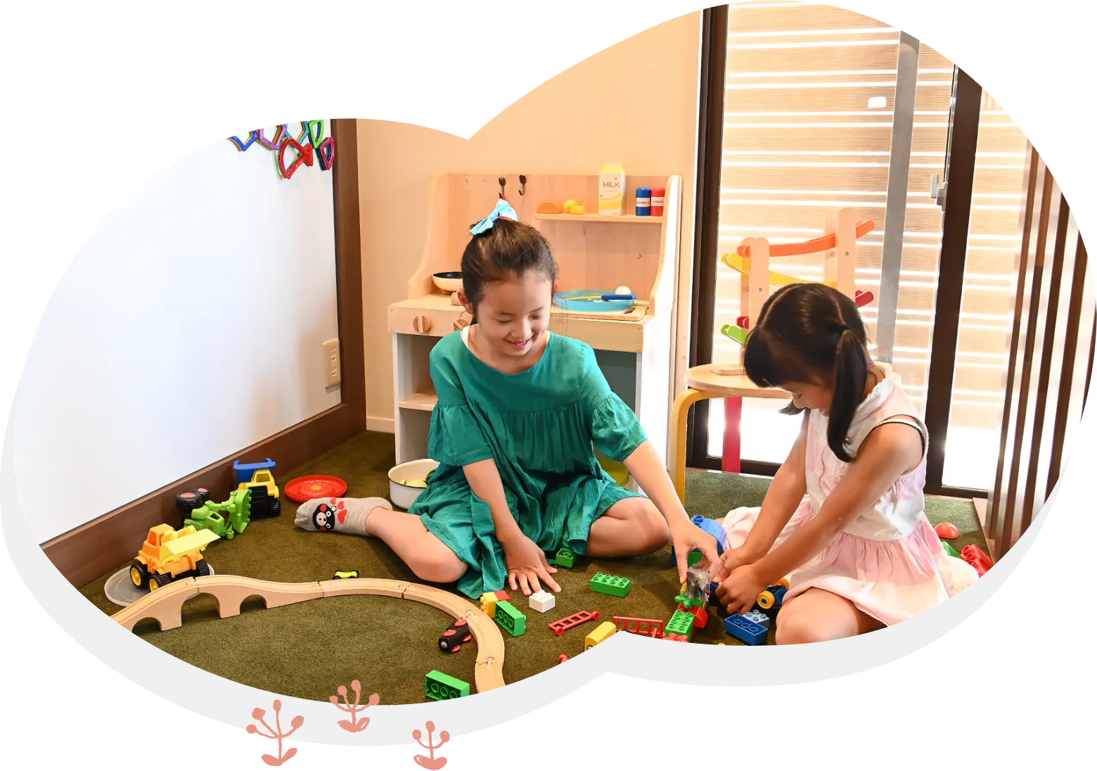 小さなお子さん連れでも安心のキッズスペース